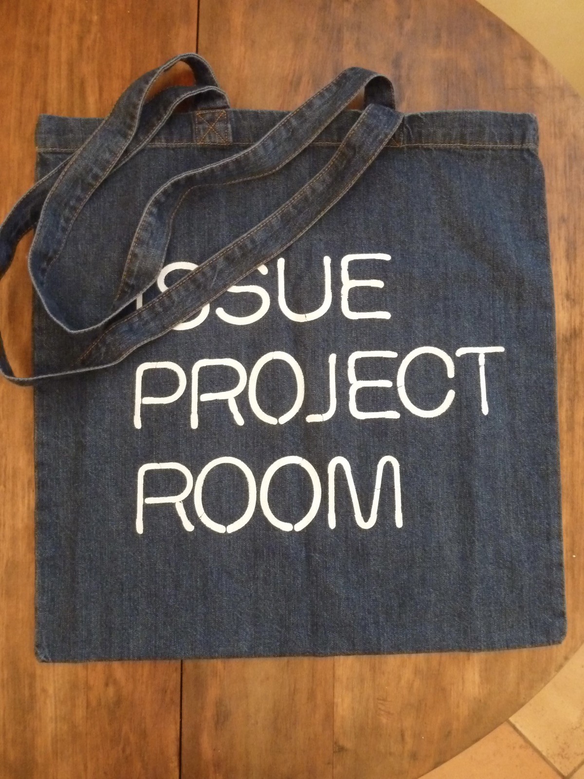ISSUE Project Room Brooklyn Denim Tote Bag 15 X16″ 