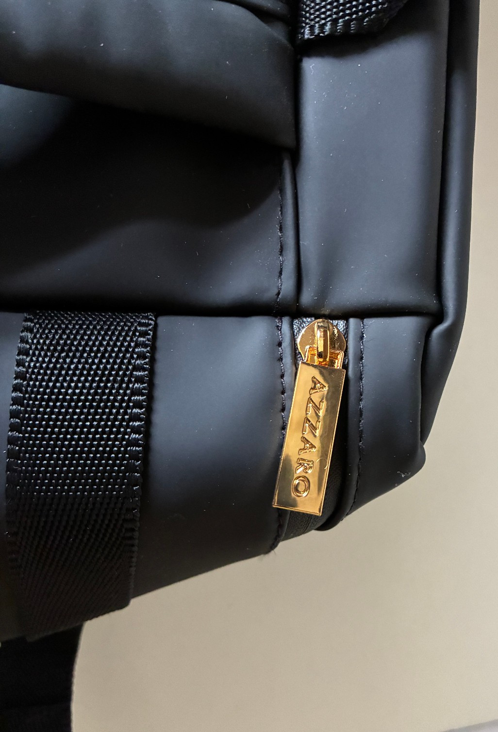 Azzaro Generic Backpack 25 Faux Leather Black