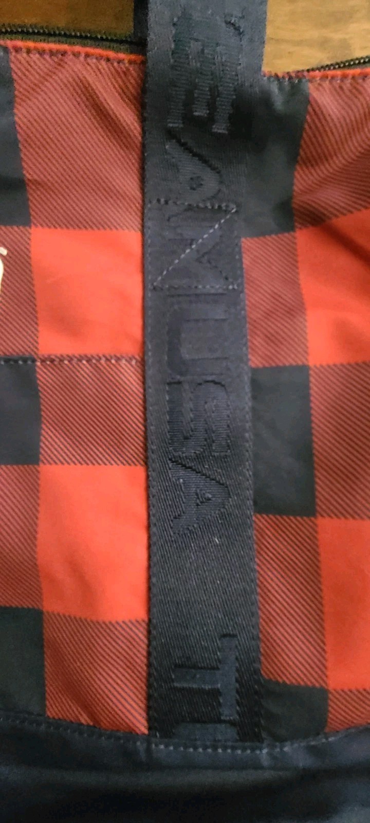2022 Beijing Olympics Polo Ralph Lauren Buffalo Plaid Weekender Duffle Bag USA