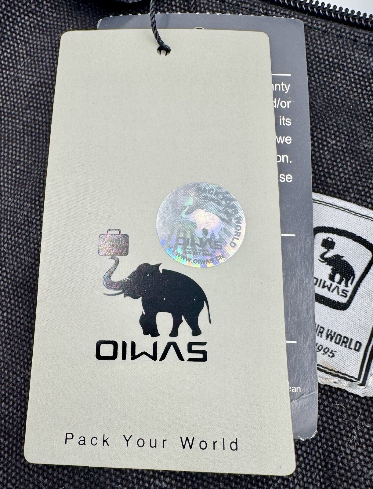 OIWAS Pack Your World Messenger Backpack NewWith Tags