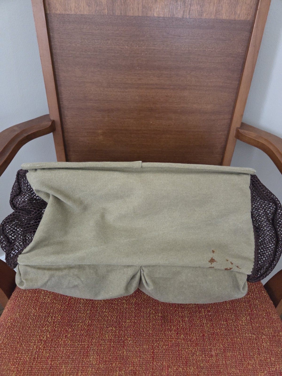 Duluth Trading Co Canvas Laptop Shoulder Tote Messenger Organizer Bag Tan