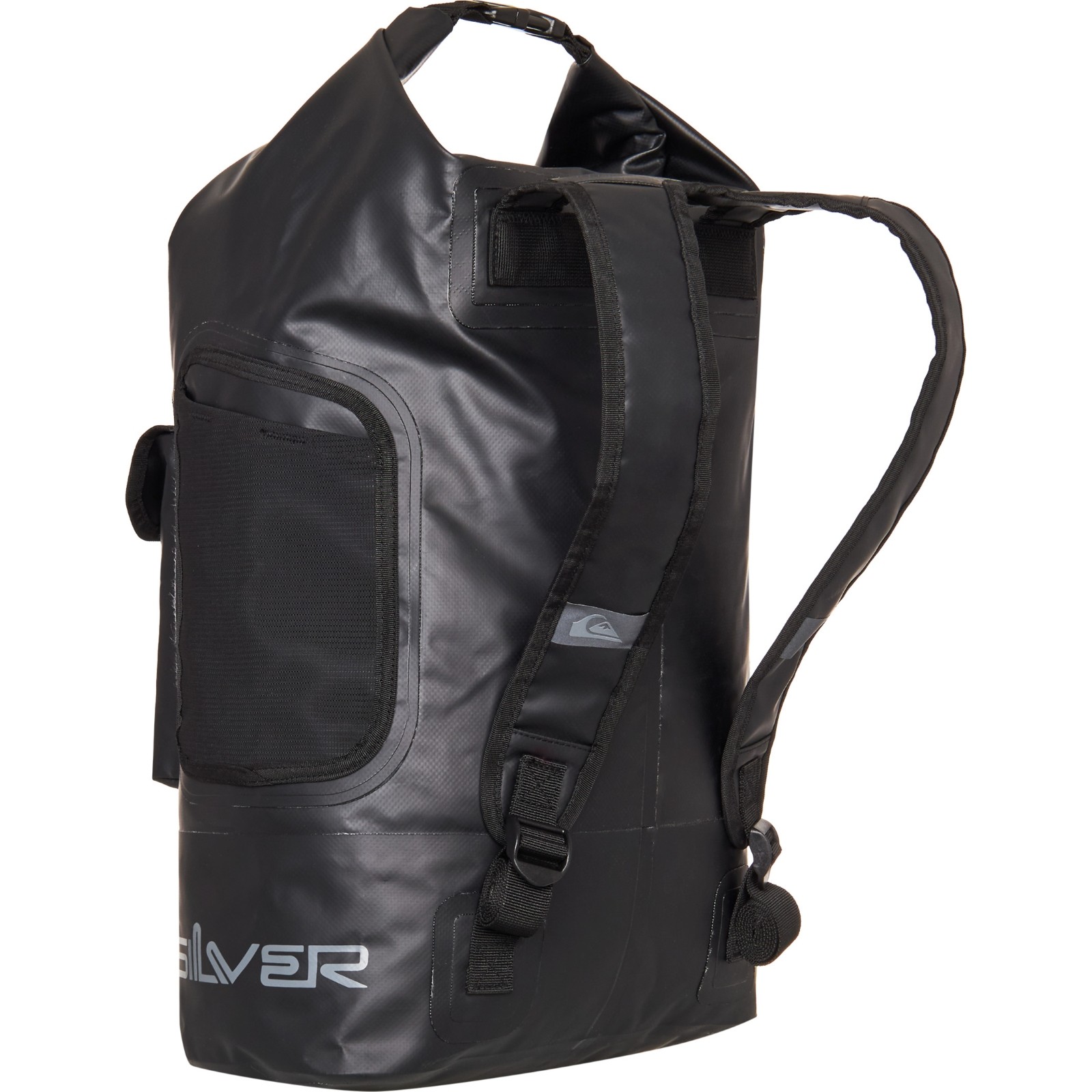 Quiksilver Mens Put It All Mid 28L Waterproof Rucksack – Black/Black – One Size