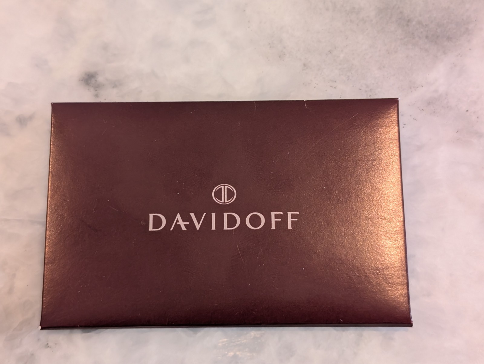 Davidoff Italian Leather Laptop Briefcase Bag in Cognac w/Palladium Hardware