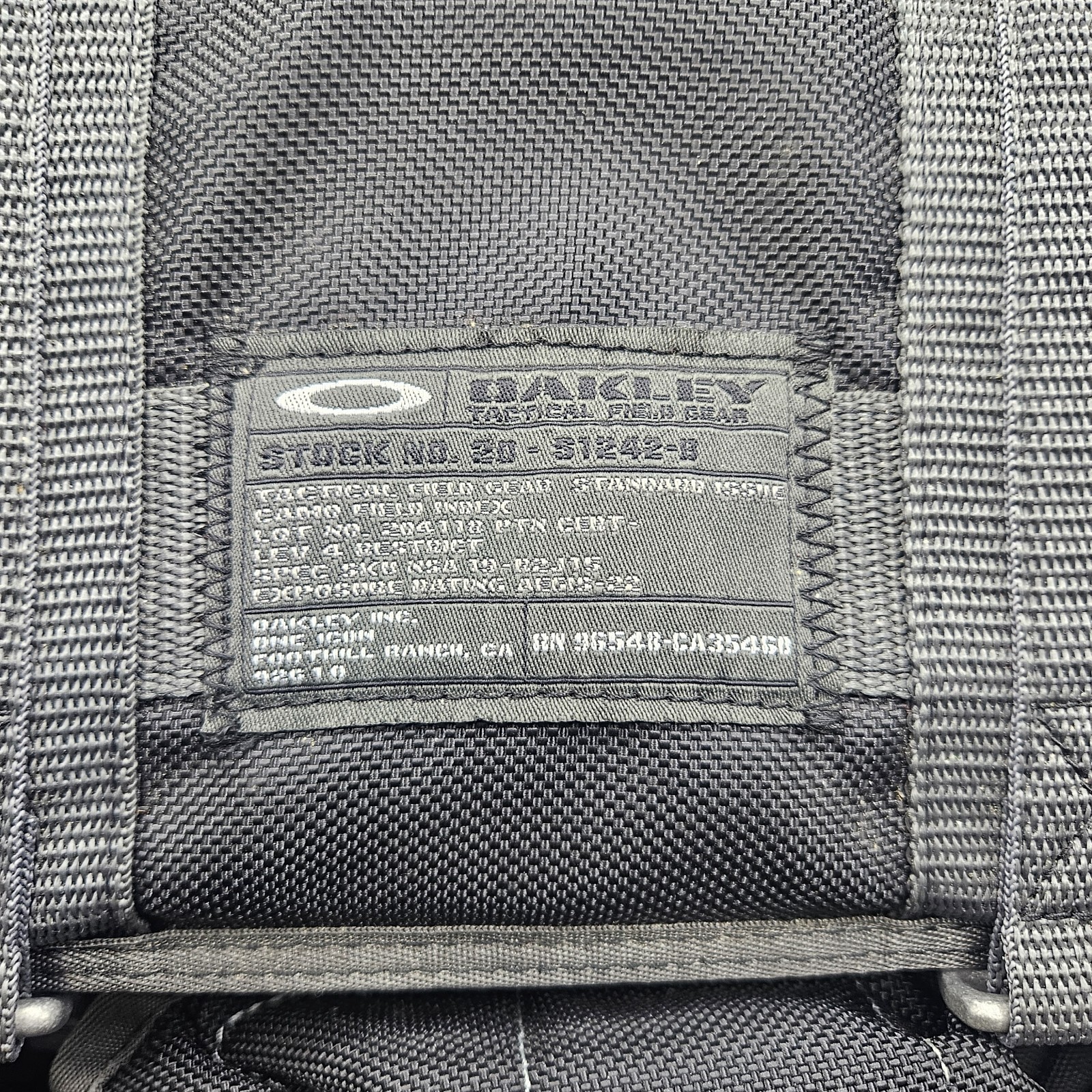 Oakley’s S.I. Computer Bag “Dexter Bag” Oakley Tactical Field Gear