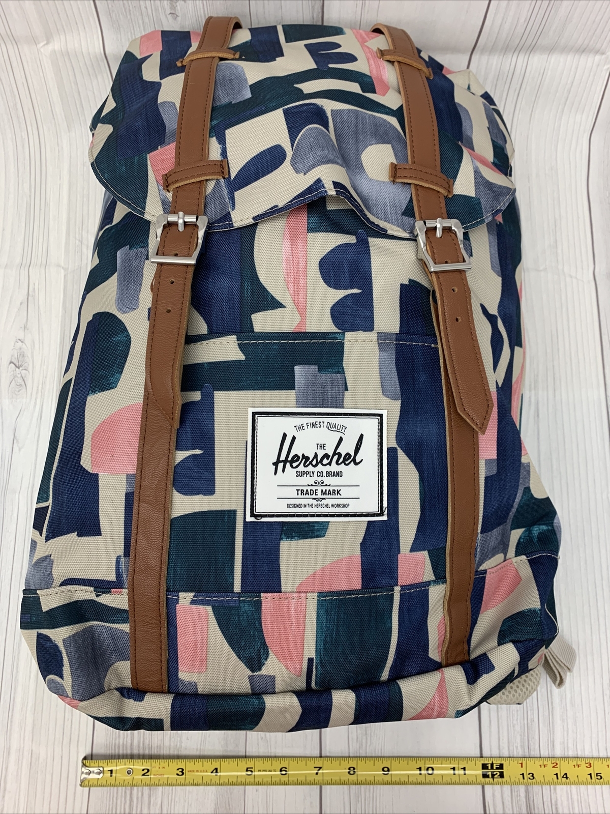 Herschel Supply Company Retreat Abstract Block Backpack