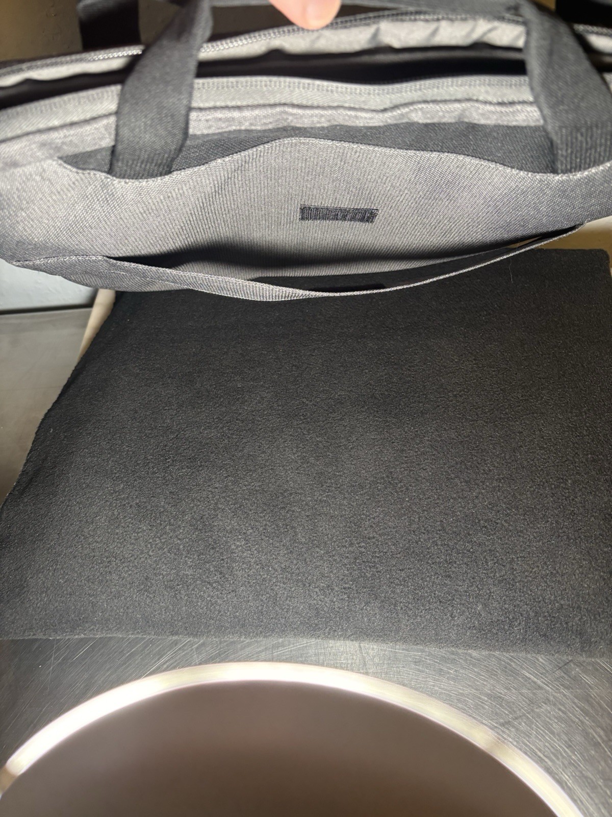 Targus 14″ Laptop Cypress Slim Briefcase with EcoSmart – Gray: Fits Up to 14″