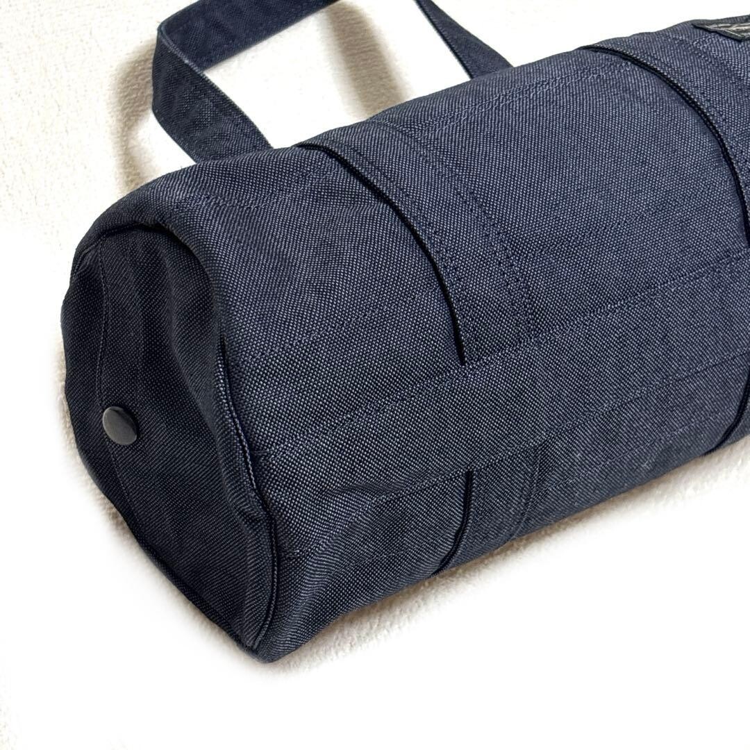 PORTER Smoky Mini Boston Bag Navy Denim Duffle Bag Yoshida Kaban Japan Unisex