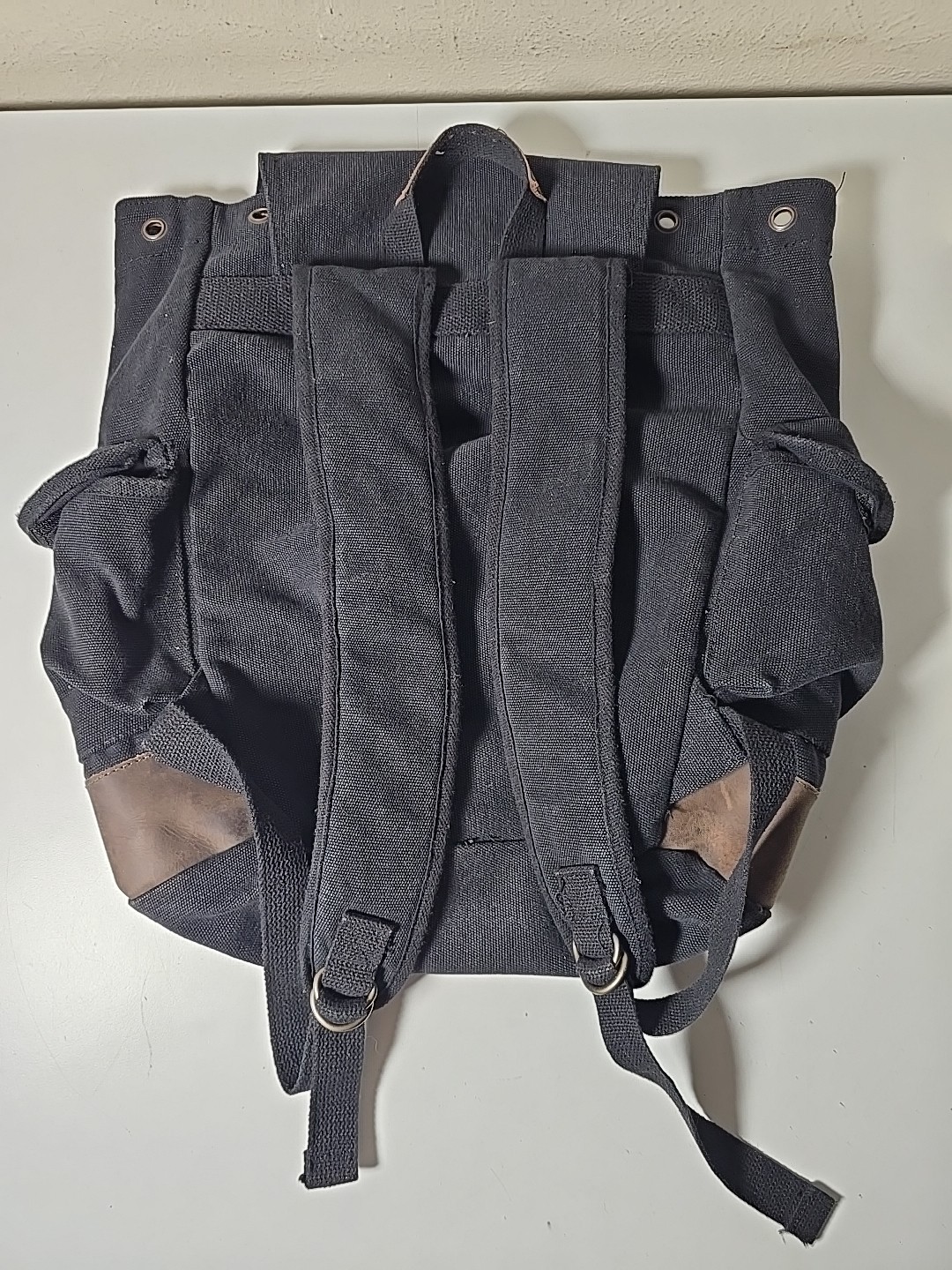 Rothco Diablo IV D4 Embroidered Black Canvas Backpack 17″ x 12″ x 6″