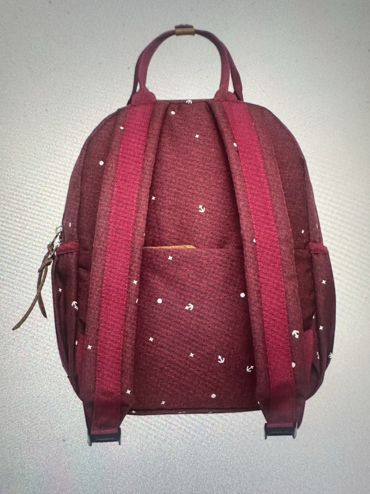 KAUKKO Lightweight Backpack Casual Travel Daypack-Maroon-NWT SUPER CUTE !