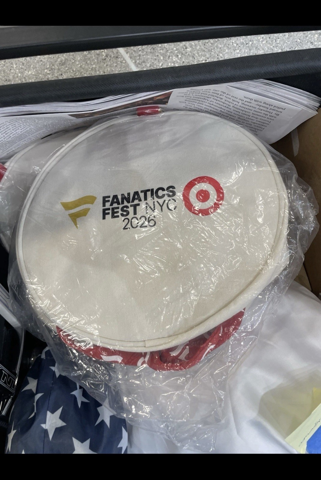 2026 Fanatics Fest Exclusive Canvas Duffle Overnight Bag Target Limited New