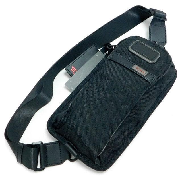 Tumi Alpha 3 Nylon Body Bag Black Unused Men’s 14x26x5cm