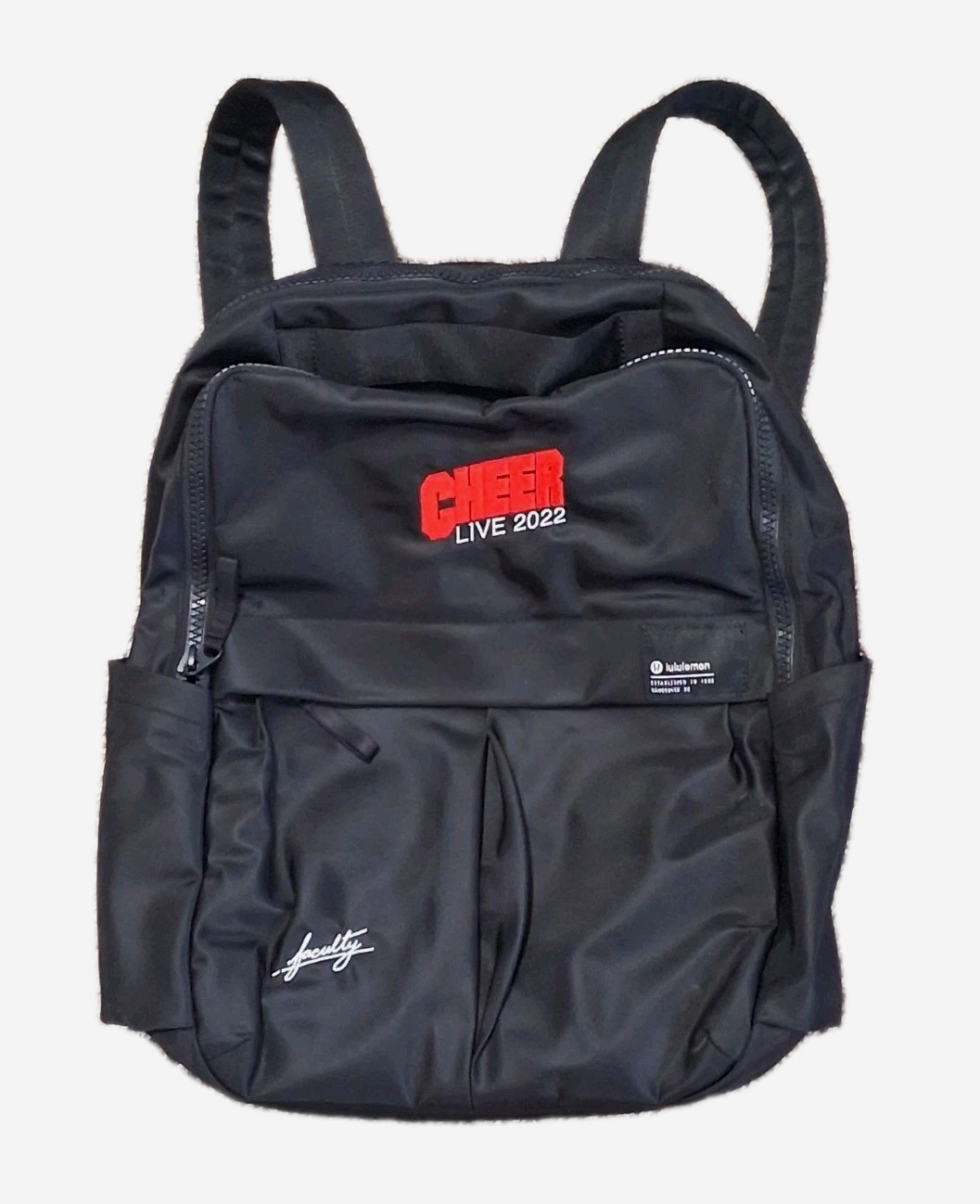 Lululemon Custom Made Everyday Backpack Black Water Repellent Laptop Bag 2020