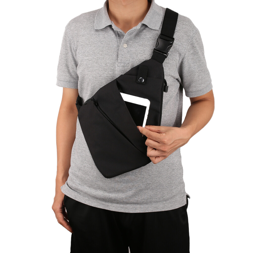 Tactical Multifunctional Storage Gun Bag Holster Left Right Nylon Shoulder Bag