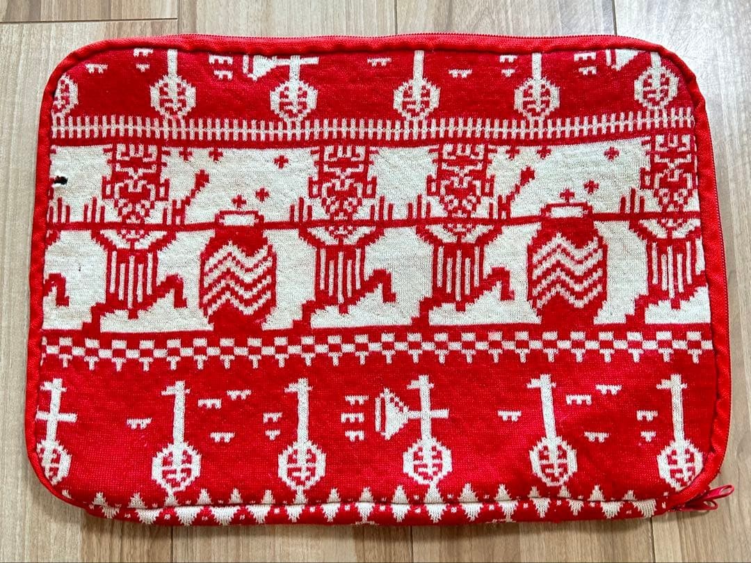 HENRIK VIBSKOV Laptop Case, Knit Material, Ethnic Pattern, 17″