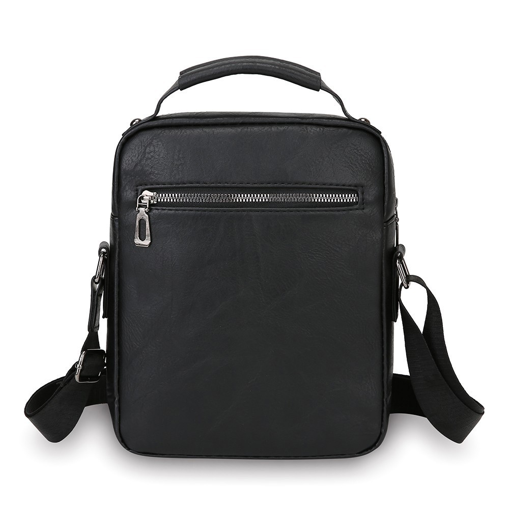 LEBULLBRO Men Leather Shoulder Bag Handbag Crossbody Bag Briefcase Messenger Bag