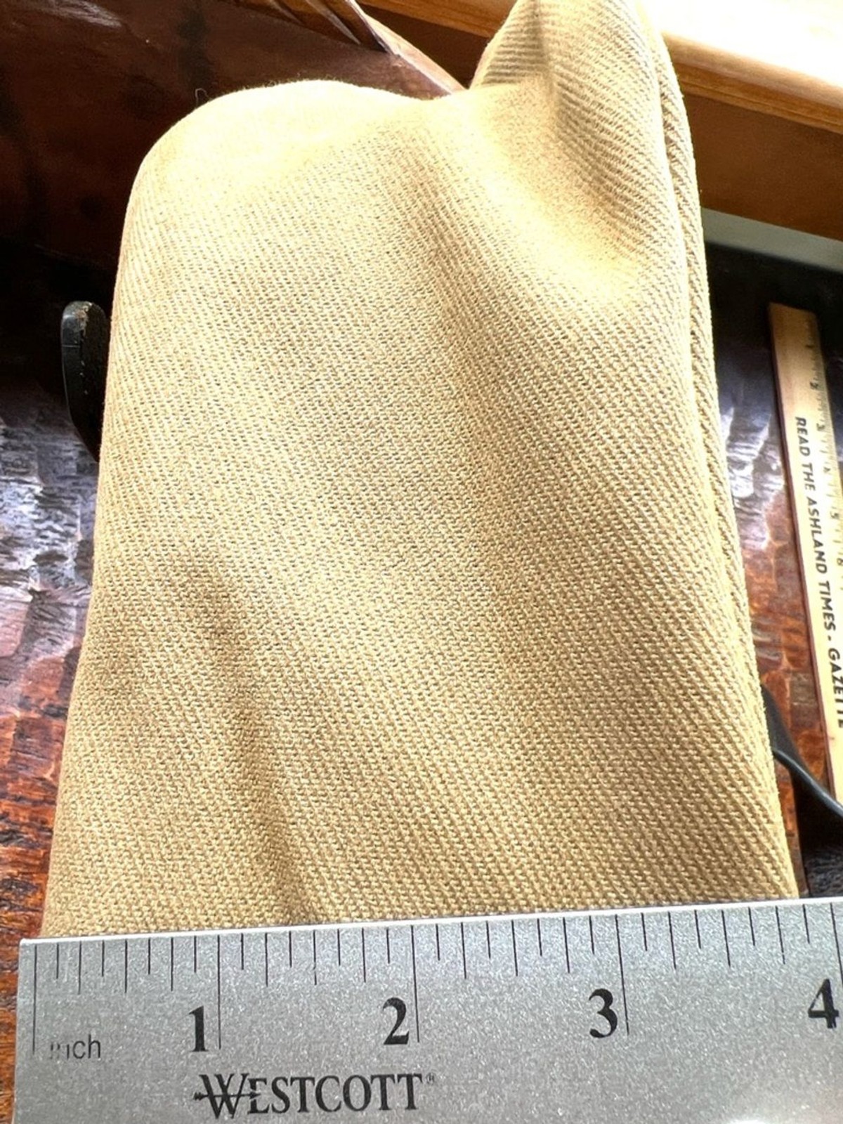 VTG Authentic Filson Medium Field Bag 232 Tan Canvas Bridle Leather Excellent