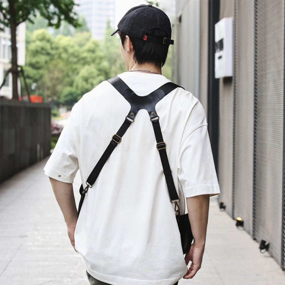 1X Adjustable Anti-Theft Underarm Shoulder Bag PU Leather Wallet Holster Bag USA
