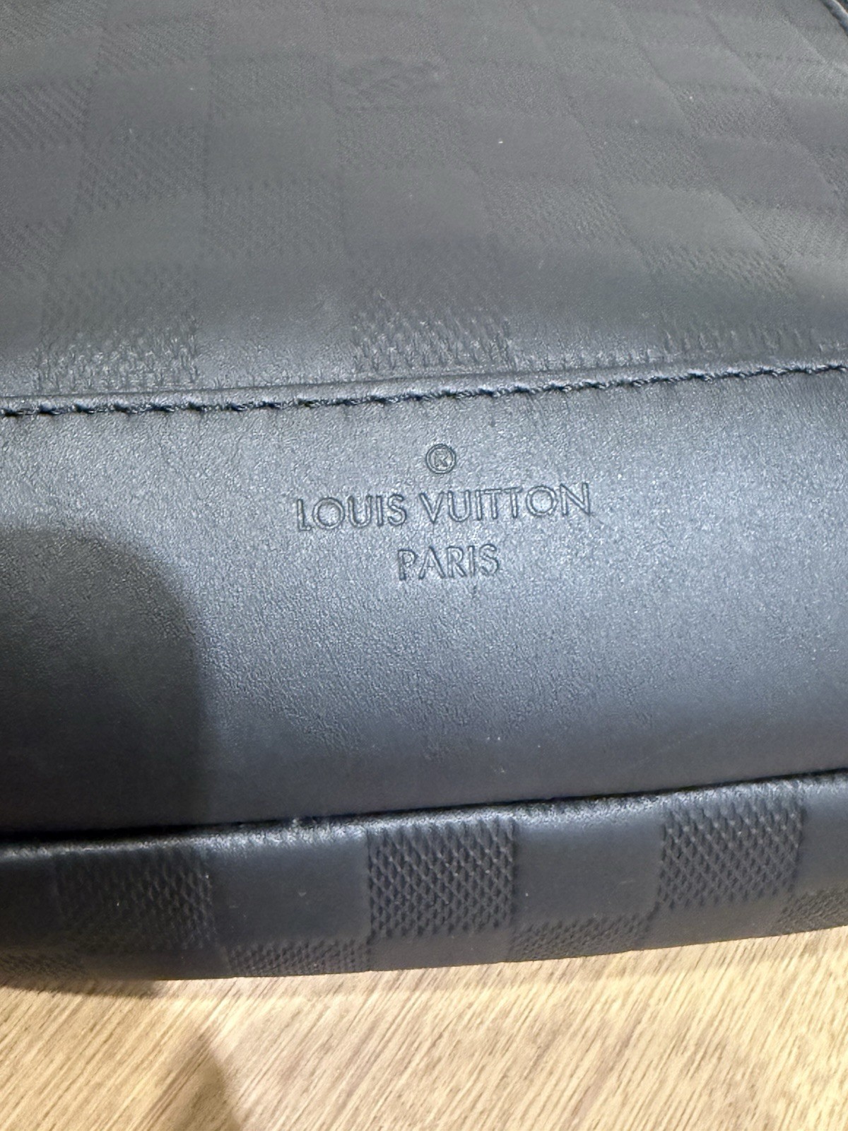 Louis Vuitton N41720 Damier Avenue Sling Bag Infini Leather