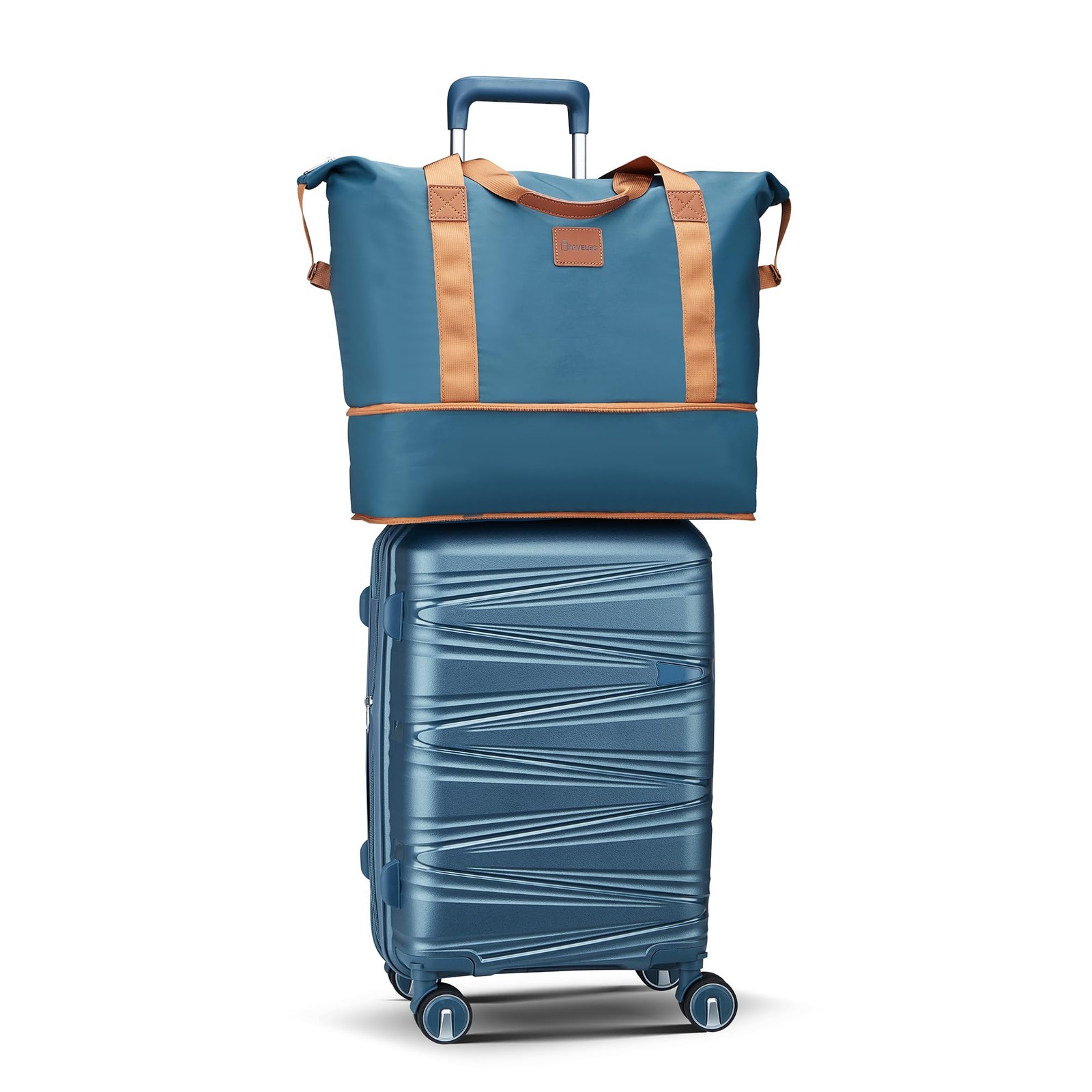 Best 4 Piece Carry On Luggage Set 20 Inch, Expandable PP Hardshell Suitcase with