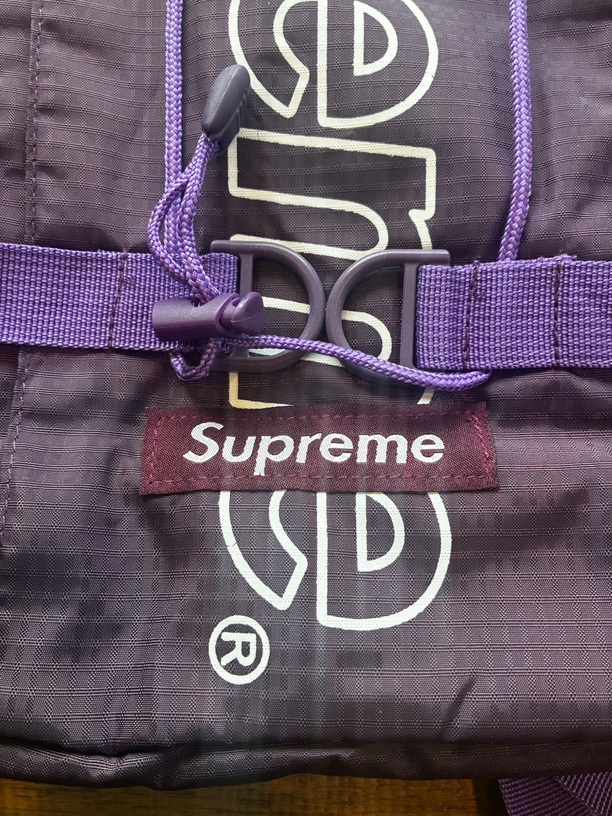Supreme Purple Backpack (FW18) – Amazing Condition. 100% Authentic.