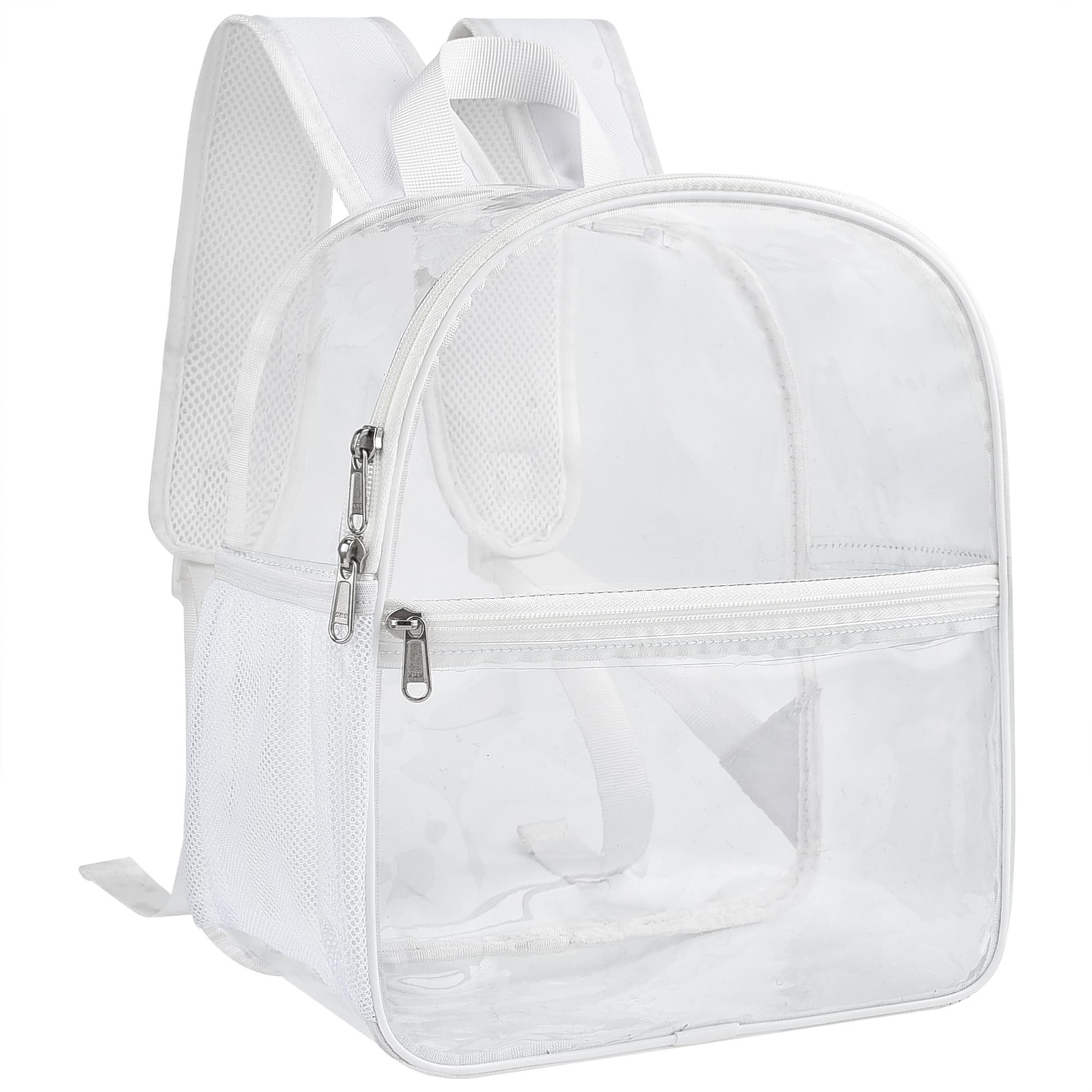 Clear Backpack Stadium Approved, 12×10.5×6 Inches Clear Bag