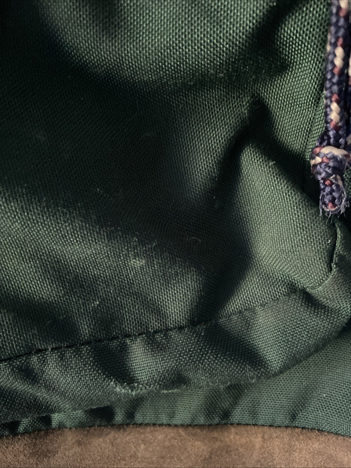 Vintage Jansport suede leather bottom backpack green classic school USA 90s