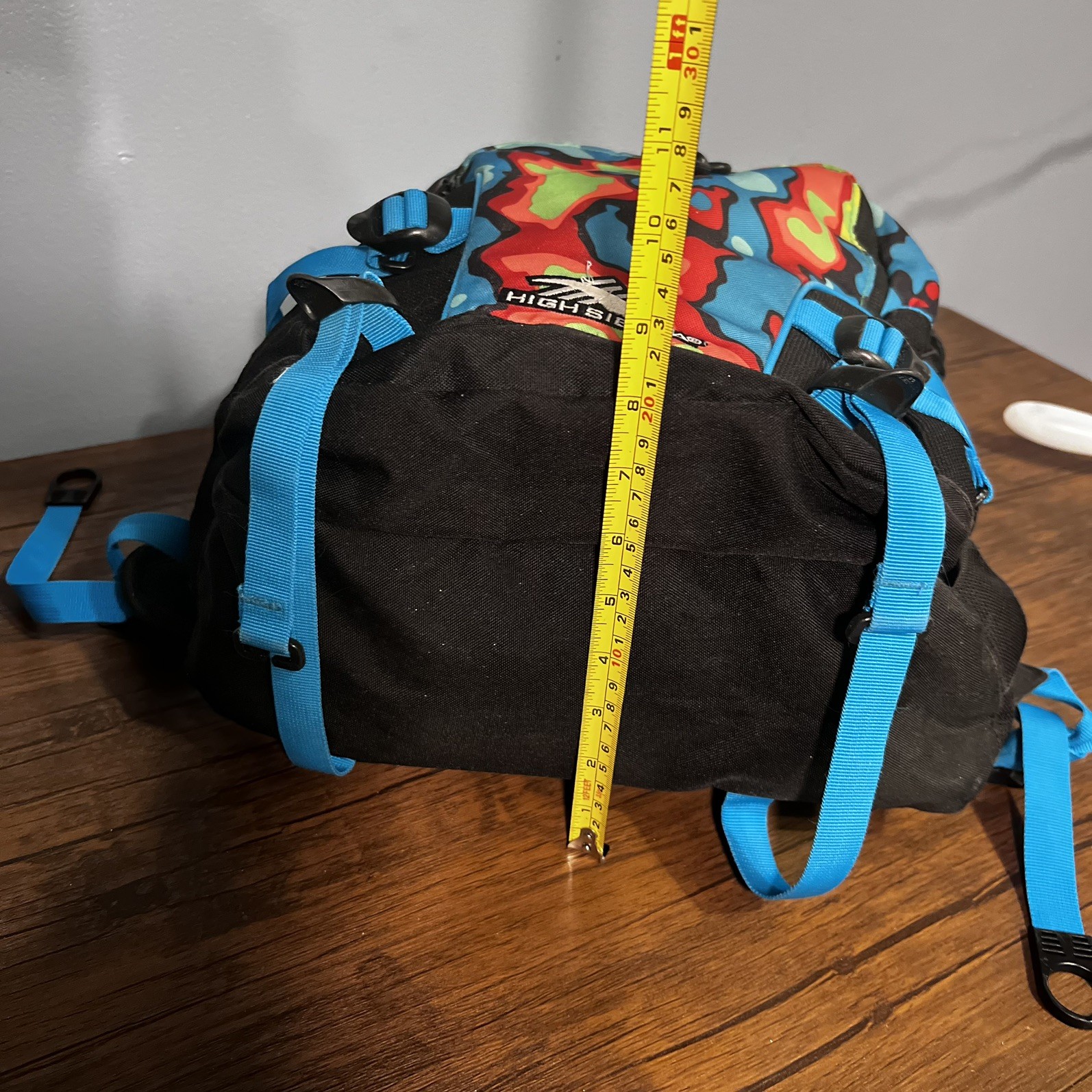 High Sierra Backpack Rare Multi-Color Compartment Zip Bookbag