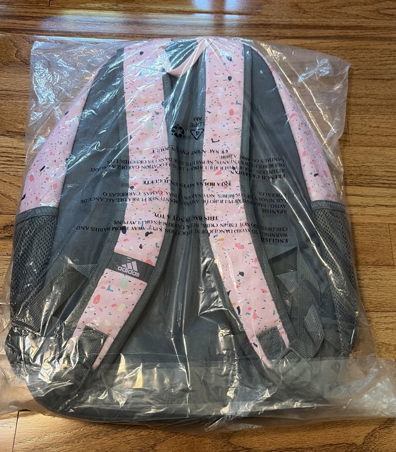 NWT – Adidas Foundation 6 Backpack Speckle Orchid Fusion/Onix Grey
