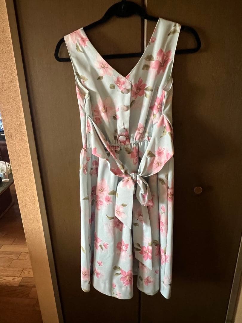 Liz Lisa Floral pattern back ribbon dress