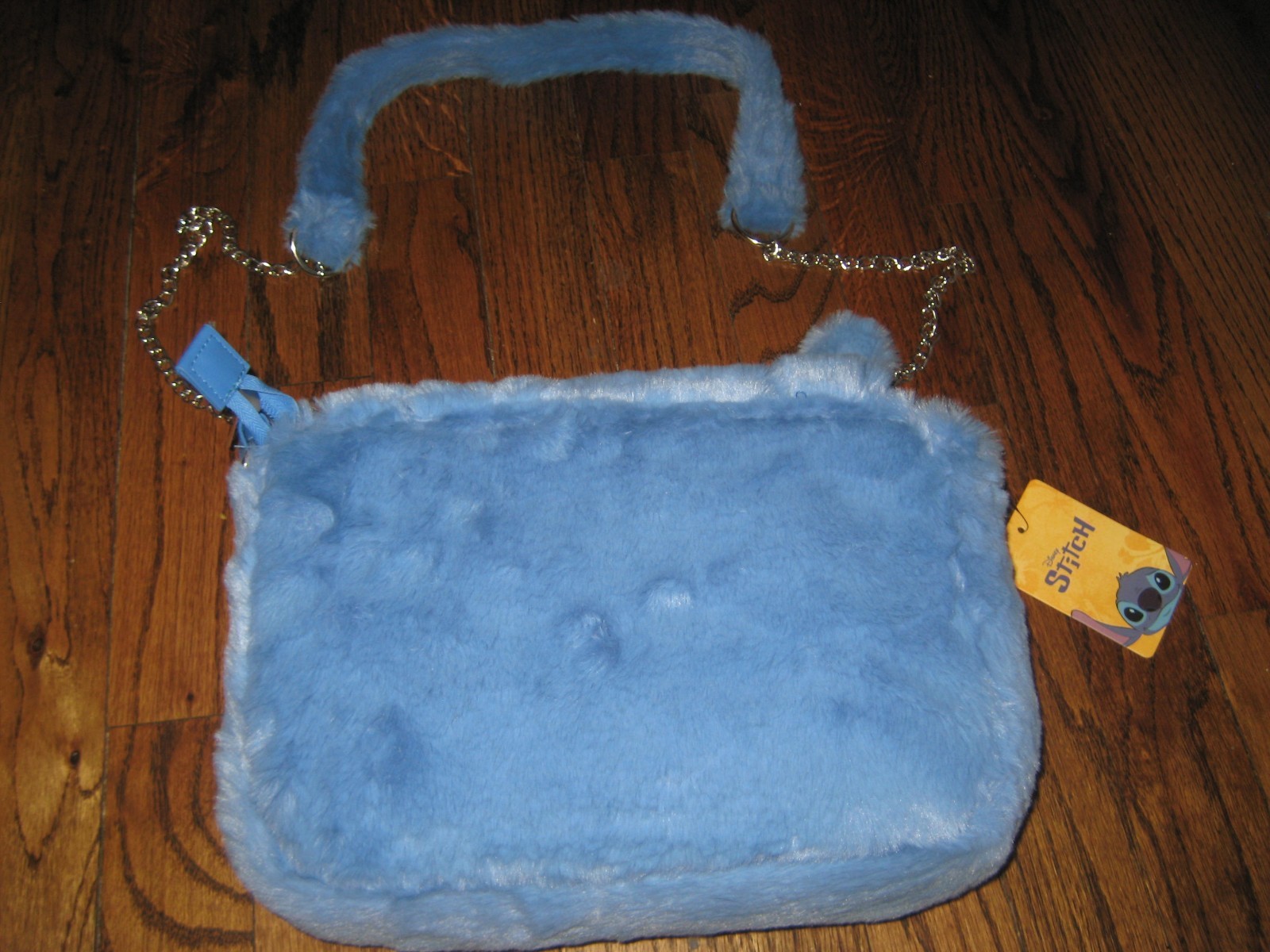 Disney Lilo and Stitch Big Stitch Face on Plush Crossbody Bag-New!