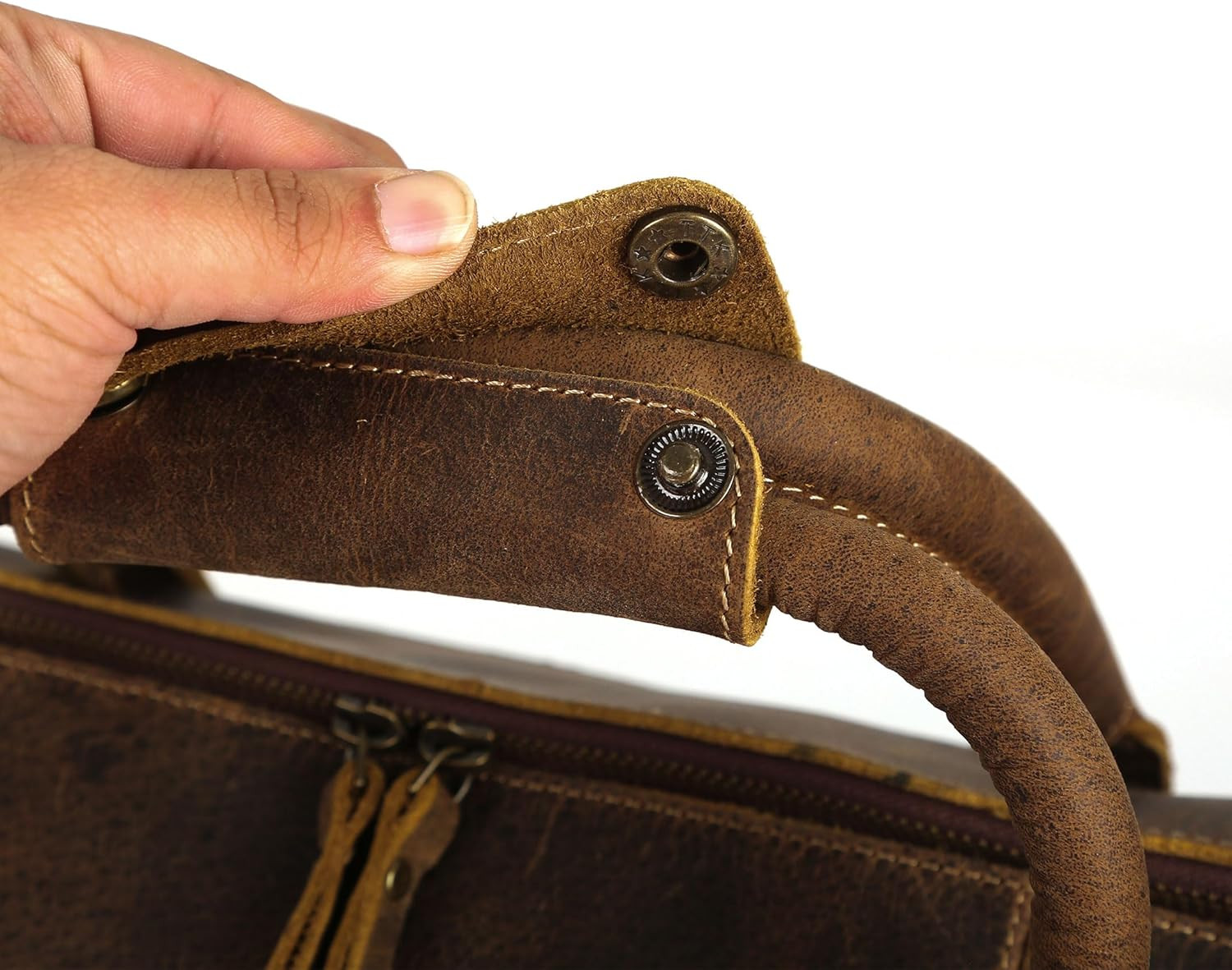 Chic Leather Duffle Bag for Travel, Gym & Weekend Getaways – Cabin Size