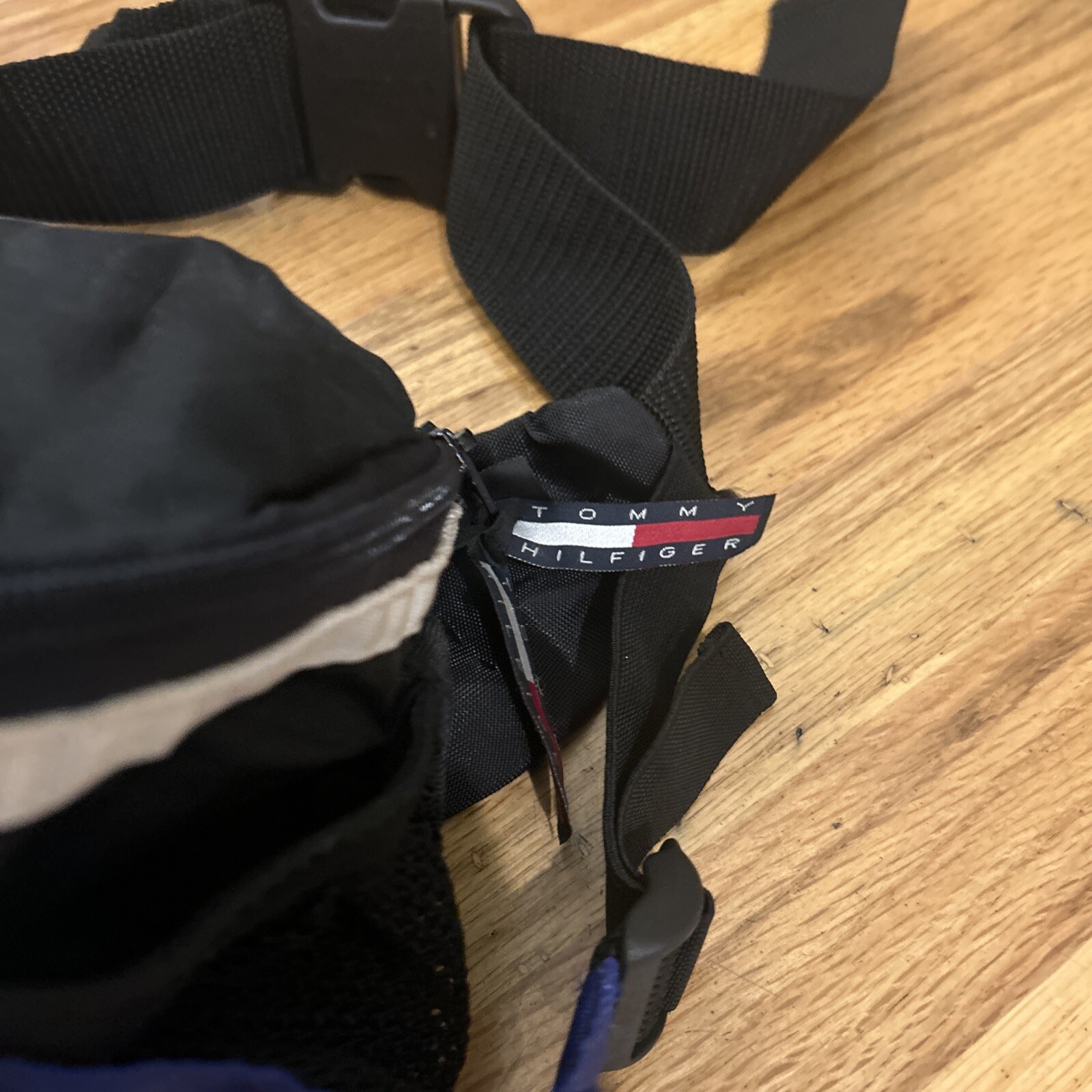 Vintage Tommy Hilfiger Athletic Gear Very Large Fanny Pack Belt Bag Super Clean