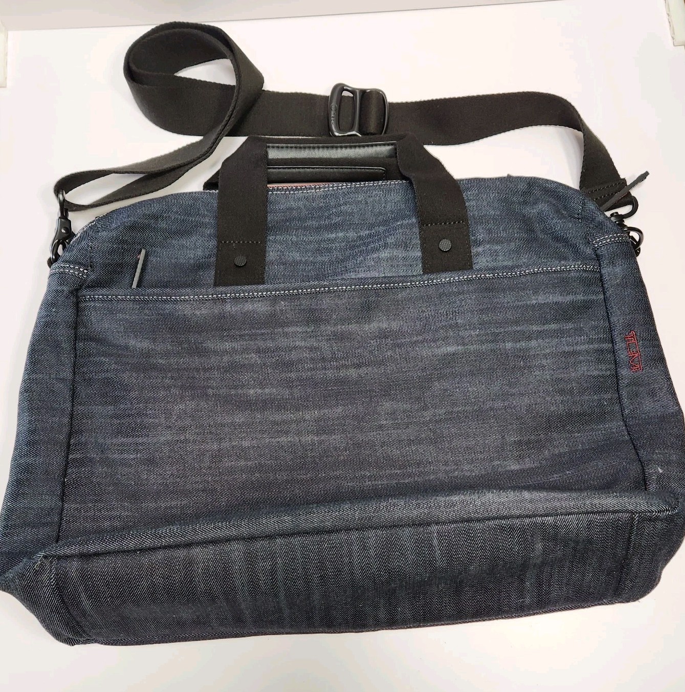 Tumi T Tech Denim Messenger Bag Essential Gear