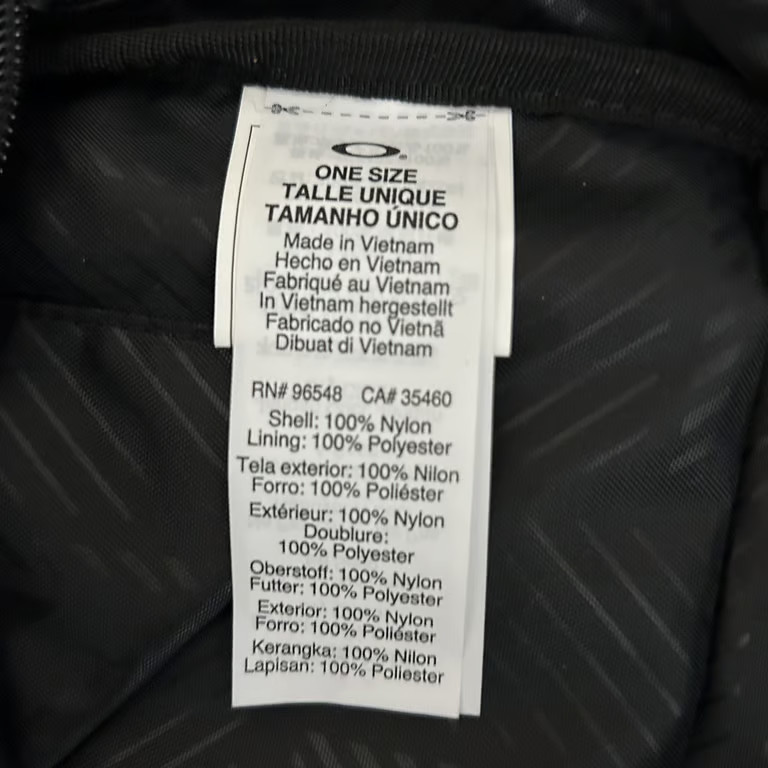 Oakley Enduro 25LT 2.0 Backpack Blackout Black Laptop School Travel Bag Nylon