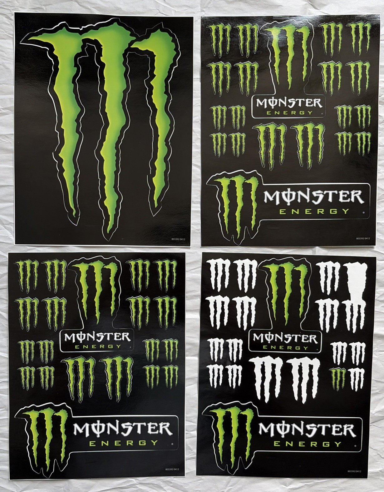 Monster Energy Drink Promo Bundle Backpack Laptop Bag+ AOP Beanie+ Stickers Y2K