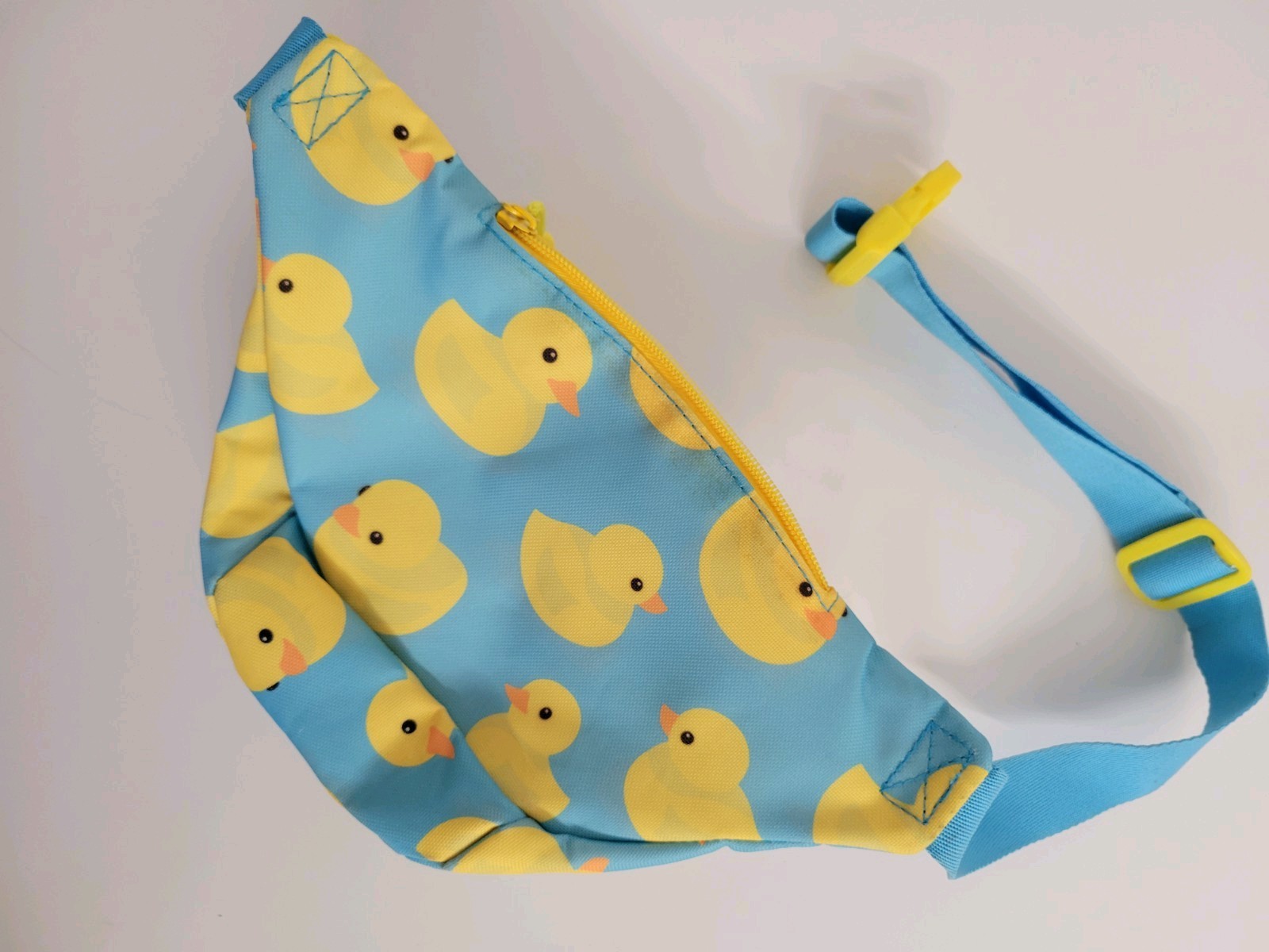 Fanny Pack Crossbody Waist Bag, Cartoon Rubber Duck Pattern Adult or Kids Unisex