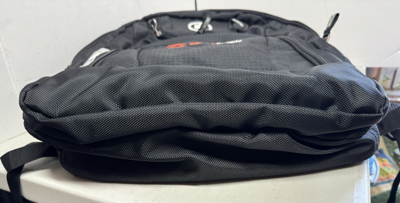 OGIO Black Excelsior Carry-On Commuter Backpack Laptop Sleeve Pockets Embroidery