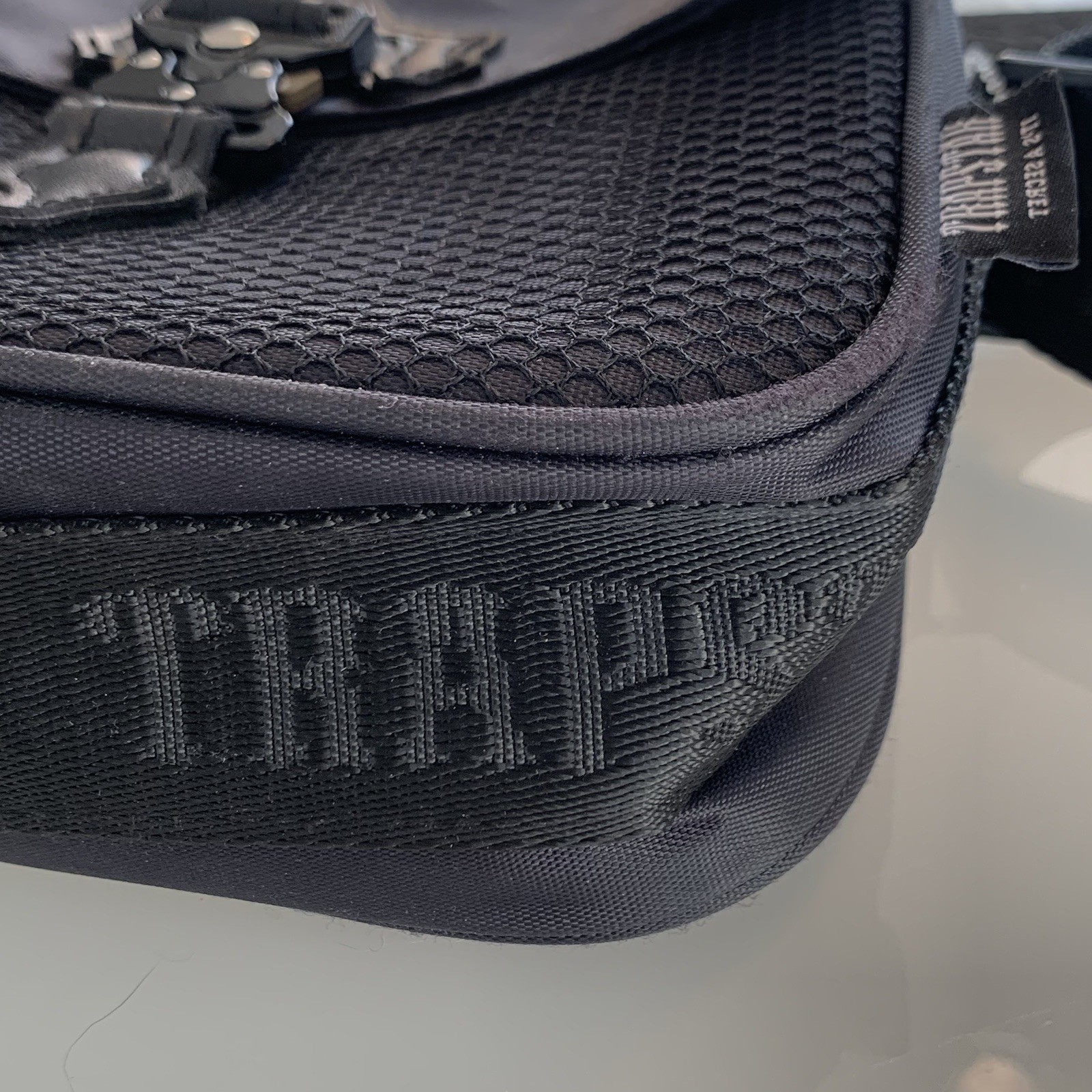 Trapstar Irongate T Cross Triple Black Blackout Edition Crossbody Bag