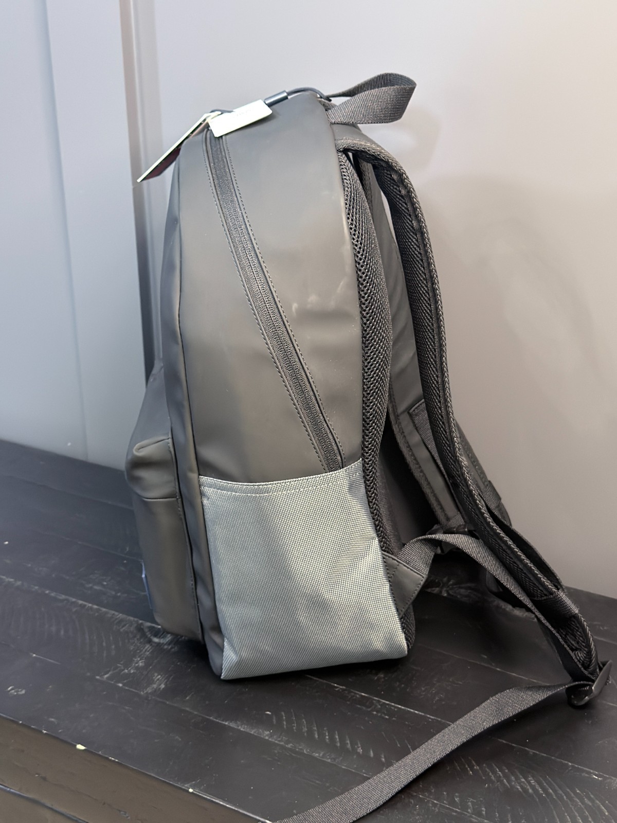 Tommy Jeans Black Gray Backpack Laptop Bag NWT