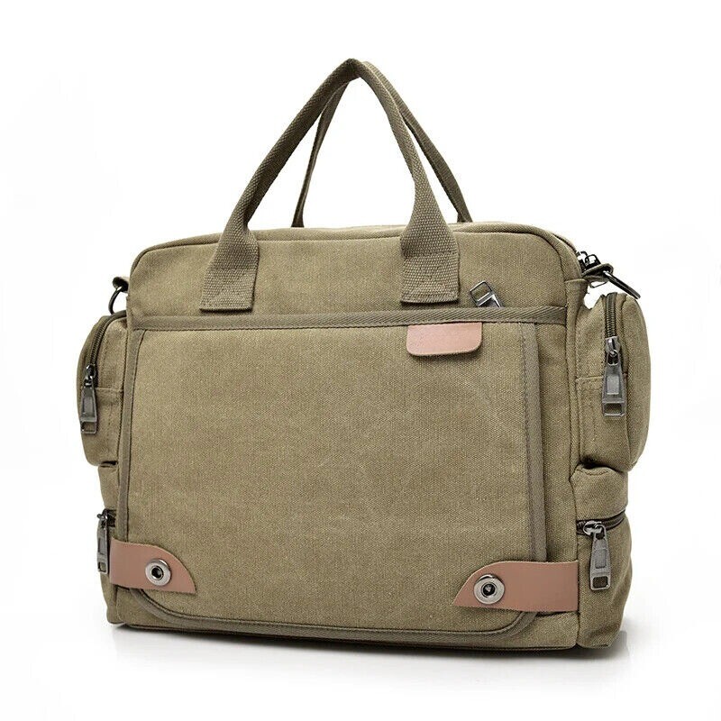 Men’s Crossbody Bag Canvas Shoulder Bag Travel Handbag Leisure Shoulder Bag