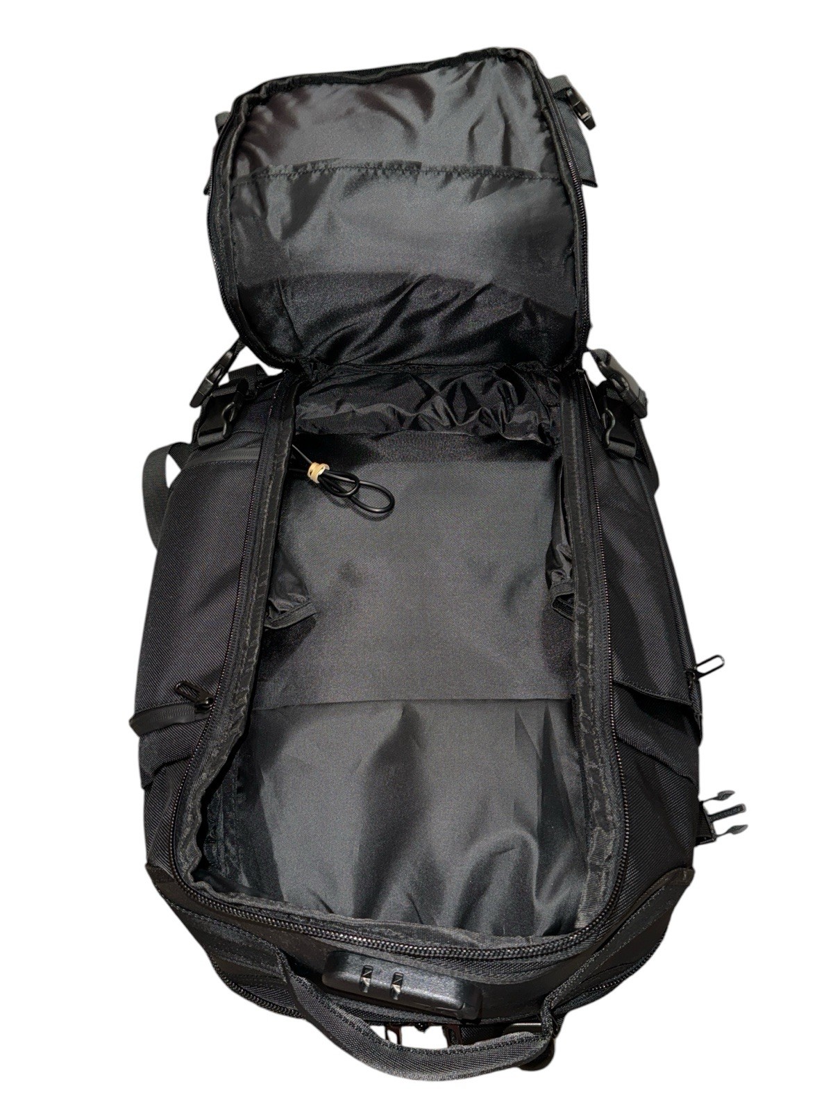 OONO Backpack V2 20L-35L Black Travel-Gym-Work-Outdoors Bag 20+ Compartments NEW