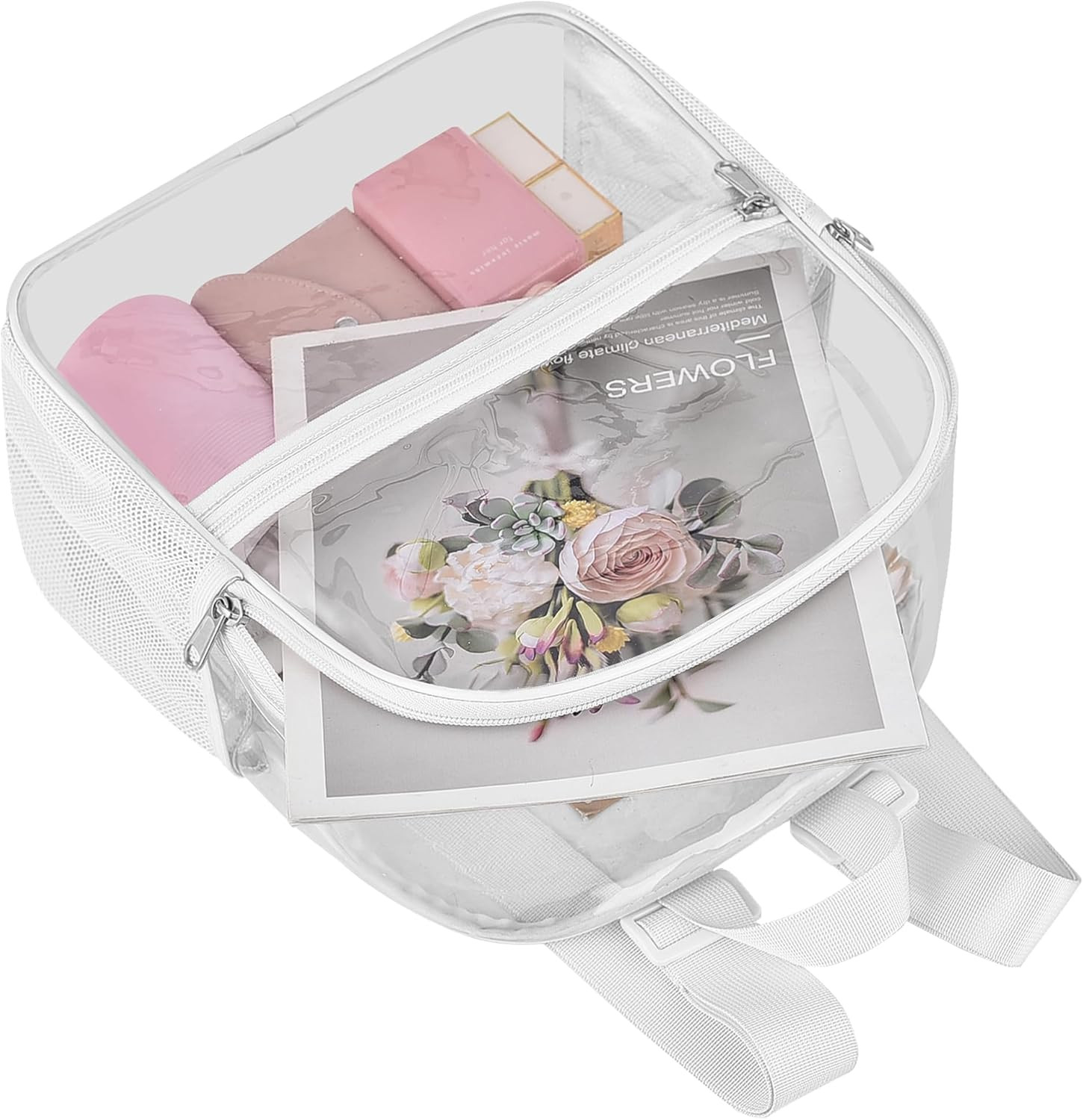 Small Clear Backpack for Stadium Events Stadium Backpack Waterproof 12X6X12 Clea