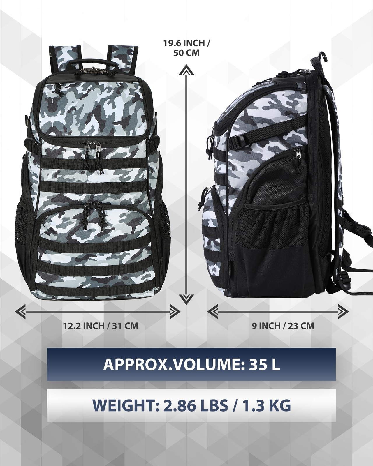 Basketball Bag Backpack with Ball Holder Multi-Sport Backpack for Soccer Voll…