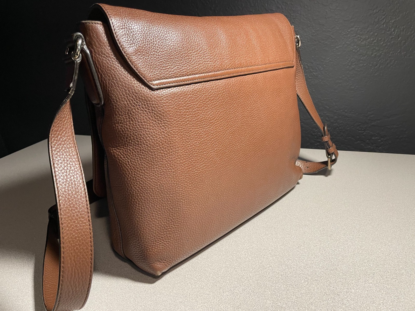 gucci soho messenger bag large brown leather