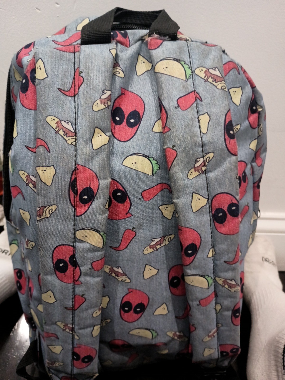 Deadpool Taco X Fajita Backpack In Light Blue