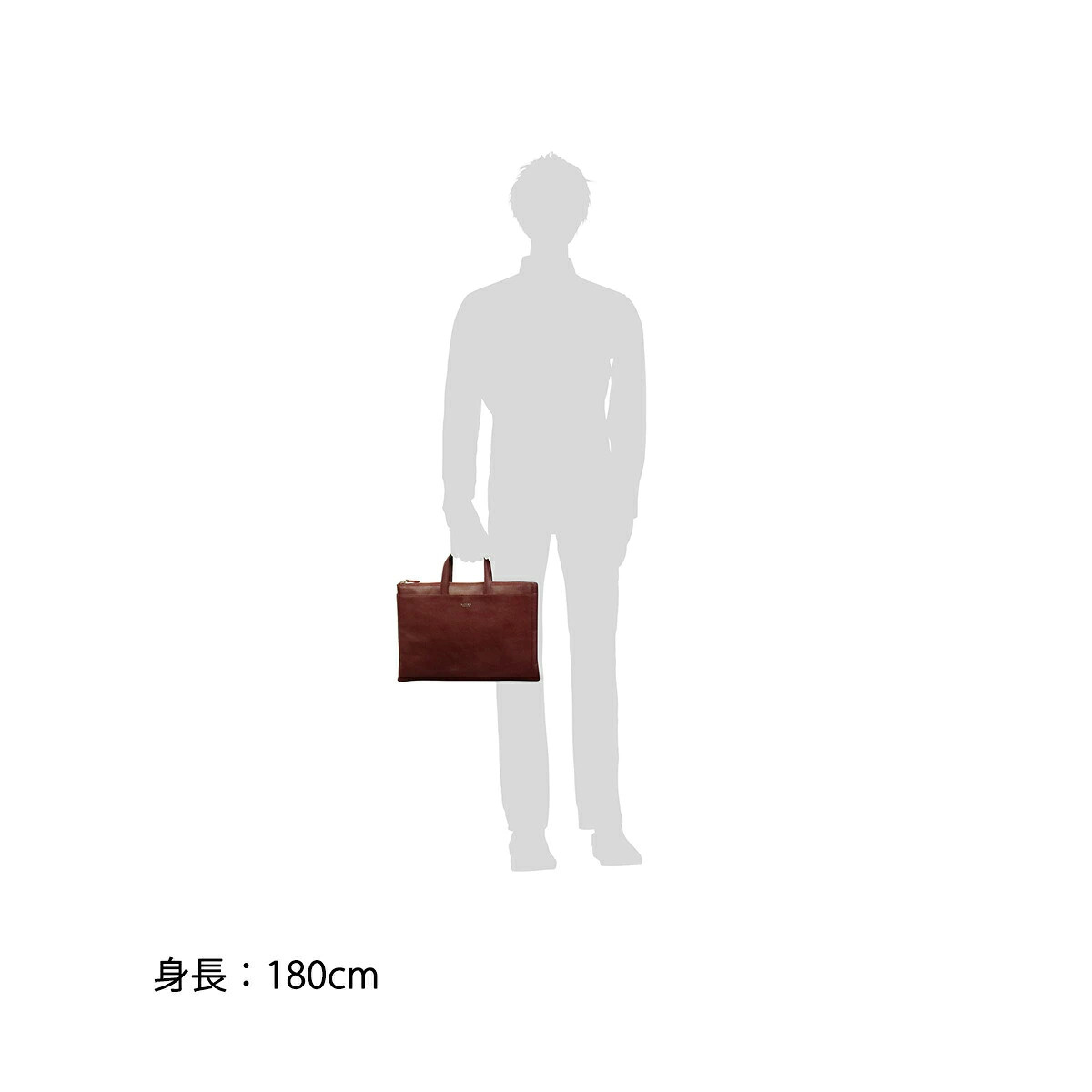 Ultima Tokyo Briefcase 2way business bagslim genuine leather 77825 red only