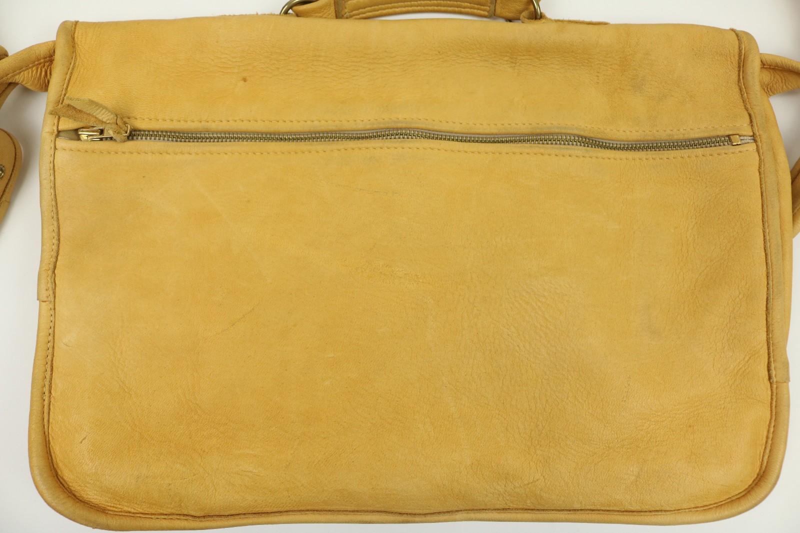 Quil Ceda Tanning Soft Suede Leather Messenger Bag Made In USA
