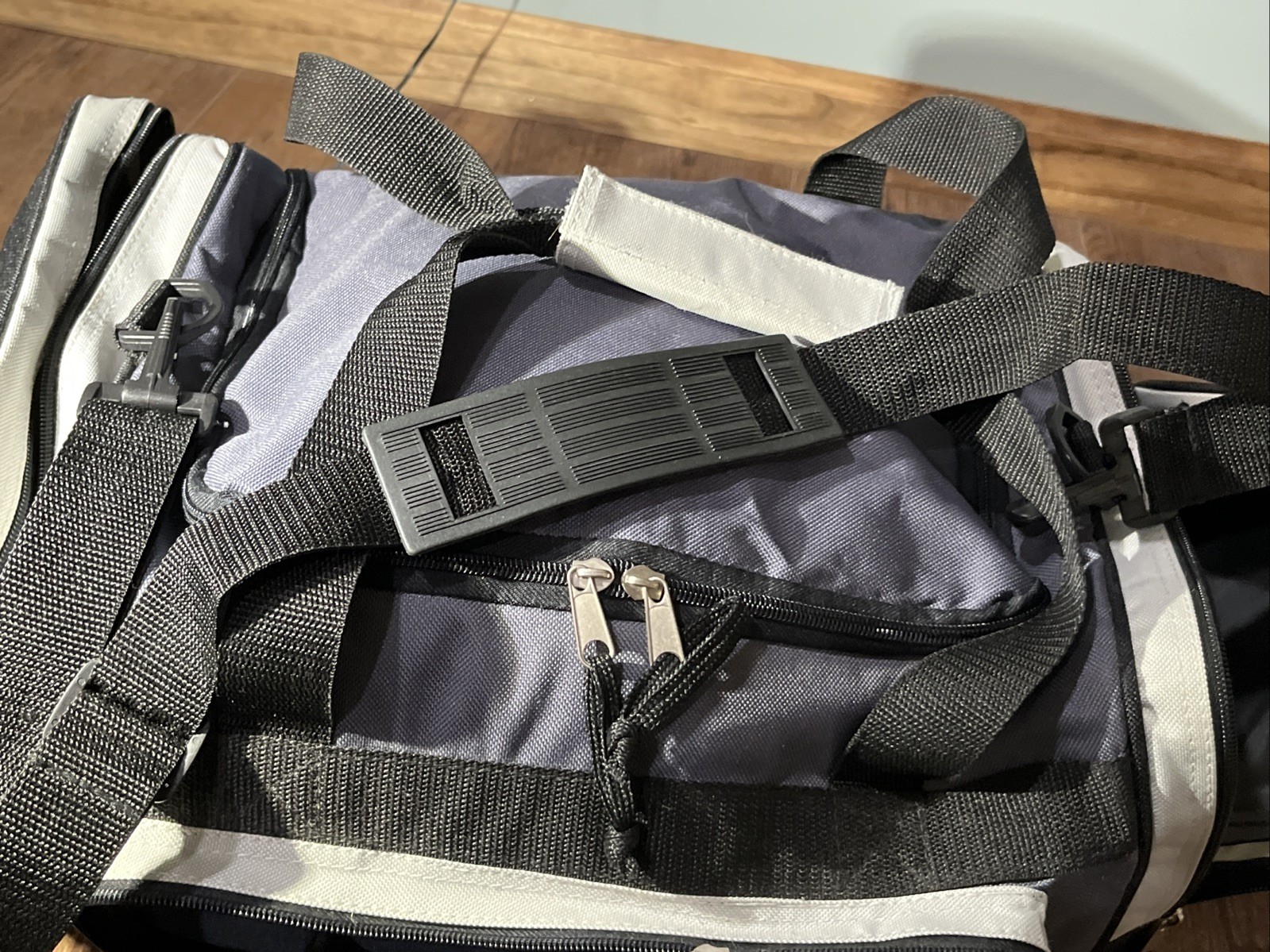 Trailmaker Equipment Black/gray Duffel Bag Overnight Camping Great Condition