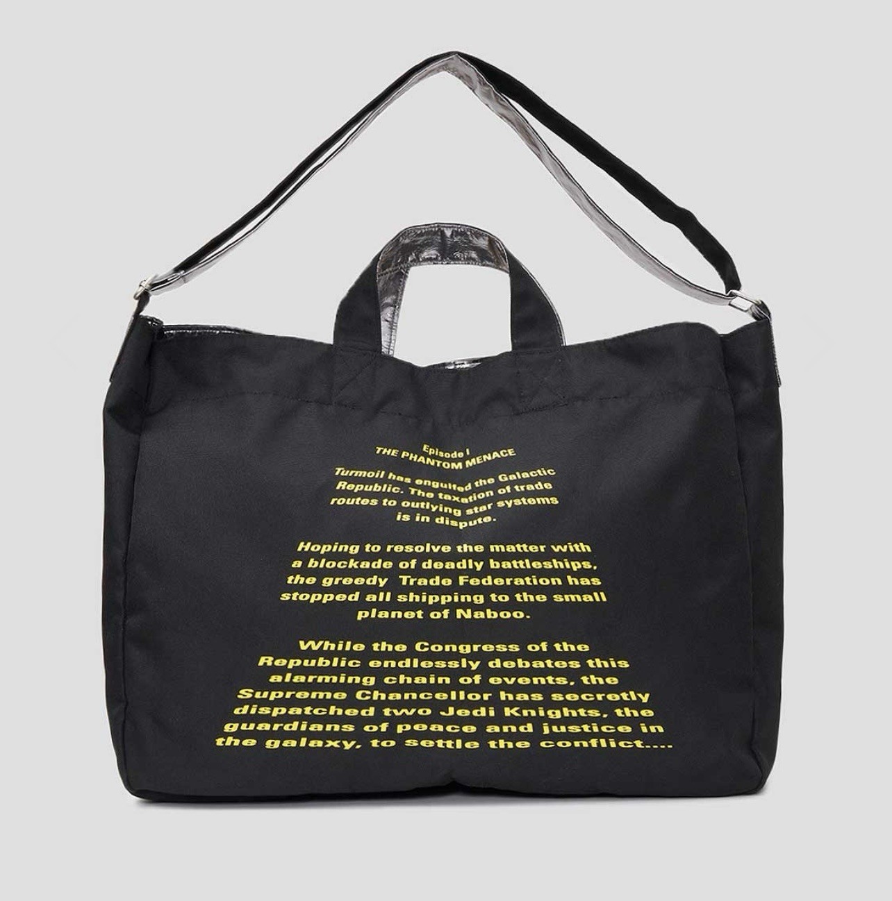 STAR WARS x Graniph Opening Crawl 2WAY Tote Bag Handbag Black Unisex Gift New