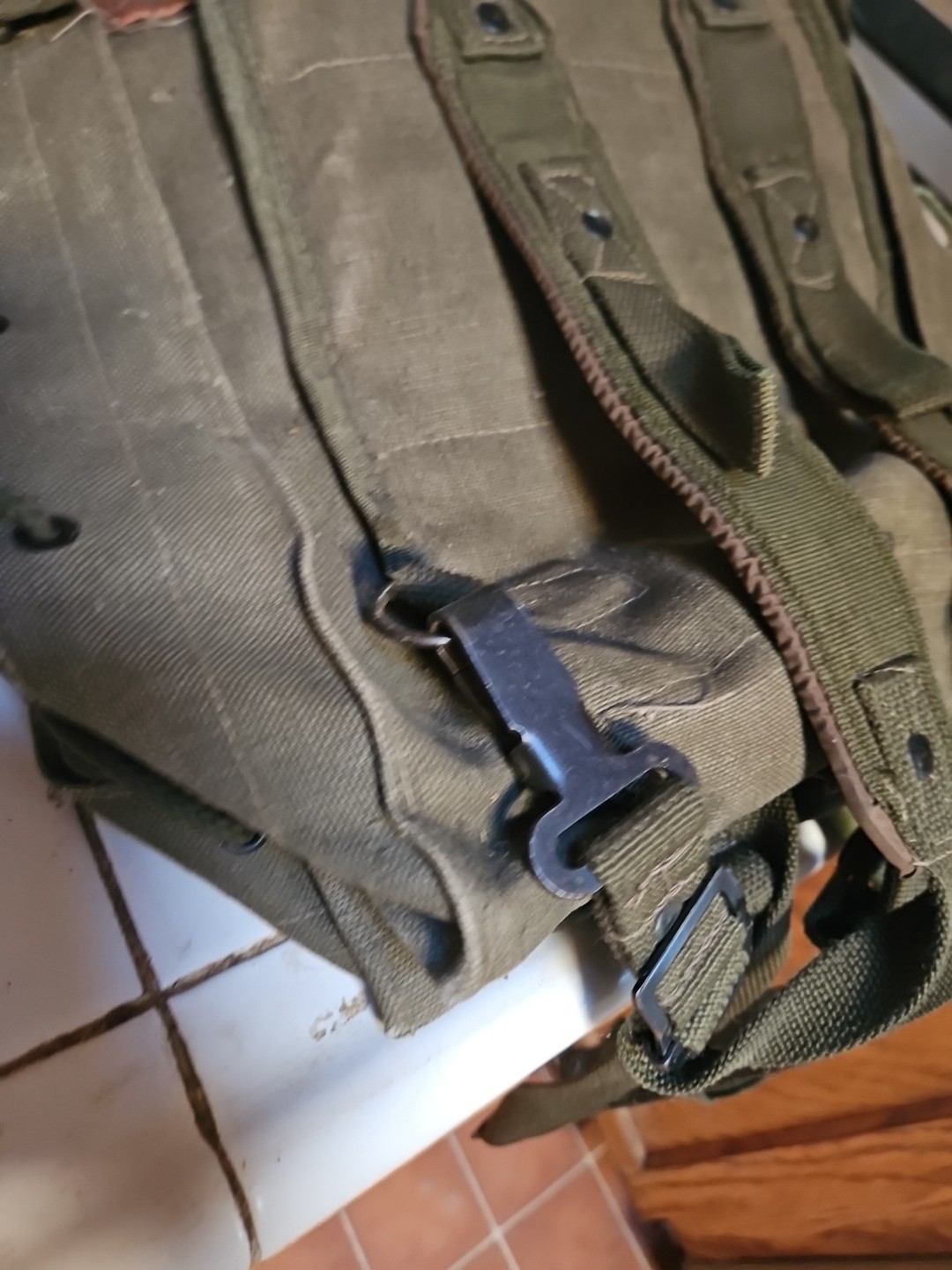 Vintage 1975 Authentic Italian Alpine Mountain Rucksack Backpack Military